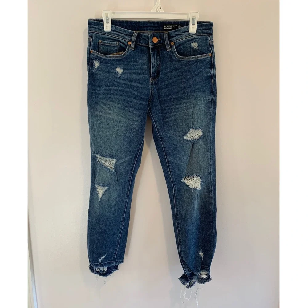 COPY - SOUTH MOON UNDER Cropped Girlfriend Jeans - Picture 15 of 15